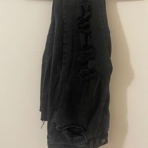 Boutique Black Distressed Skinny Jeans